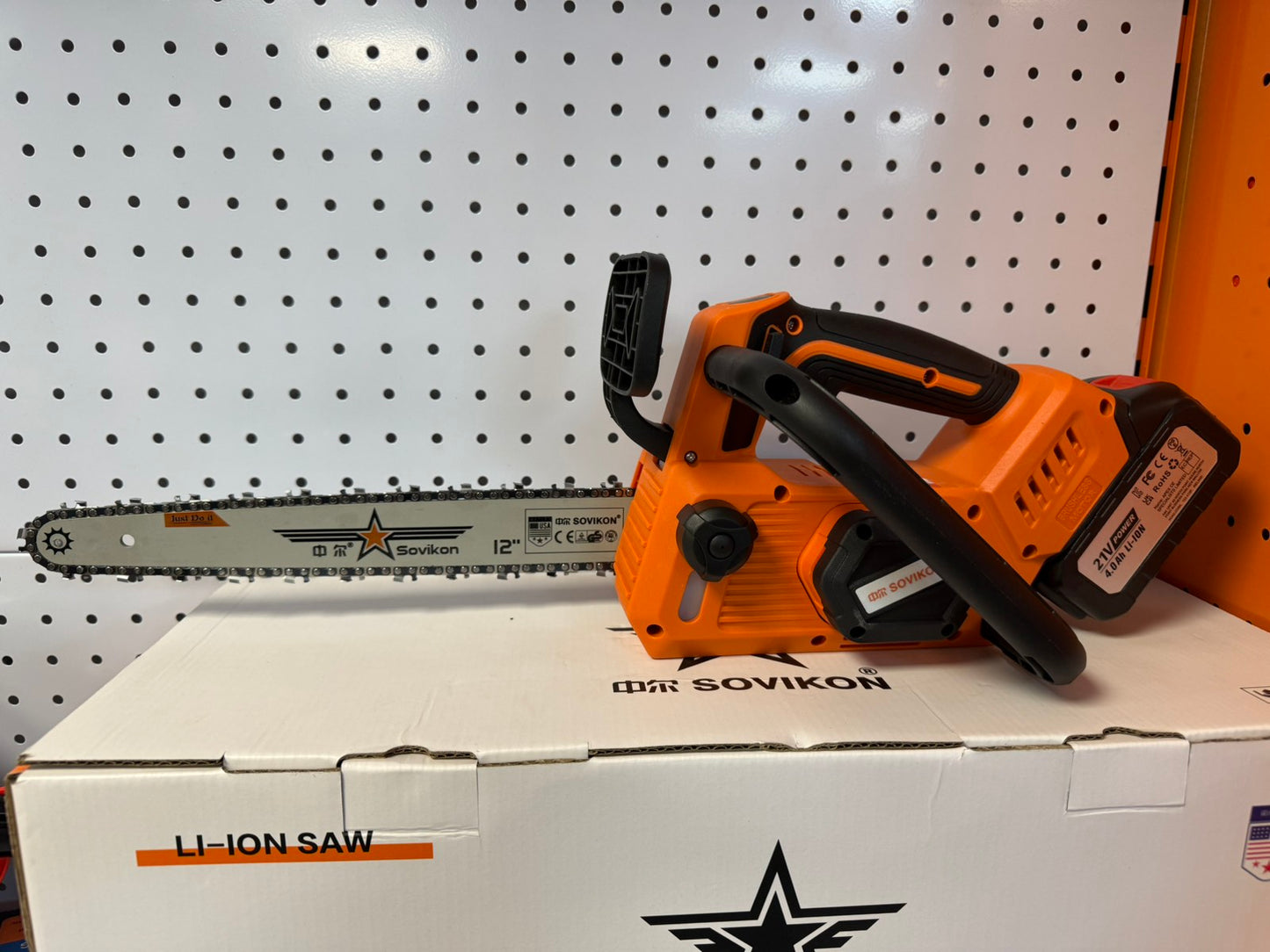 SOVIKON Aku testera 21V – 12 inča, 2 baterije