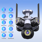 IP Multiscreen Kamera 5u1 20MP – Pametna WiFi Nadzorna Kamera Visoke Rezolucije