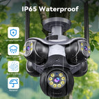 IP Multiscreen Kamera 5u1 20MP – Pametna WiFi Nadzorna Kamera Visoke Rezolucije