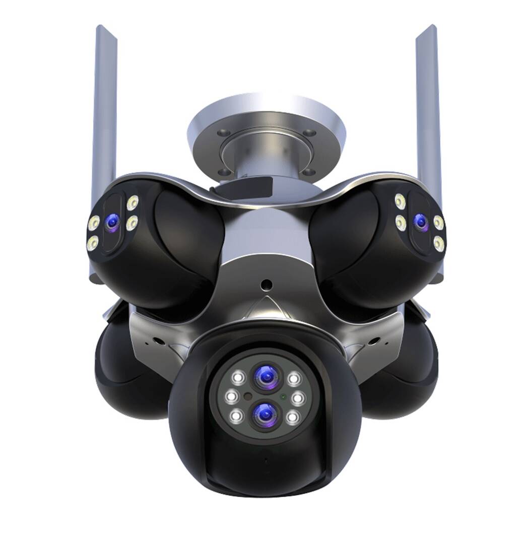 IP Multiscreen Kamera 5u1 20MP – Pametna WiFi Nadzorna Kamera Visoke Rezolucije