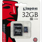 KINGSTON Memorijska kartica MicroSD 32 GB + adapter