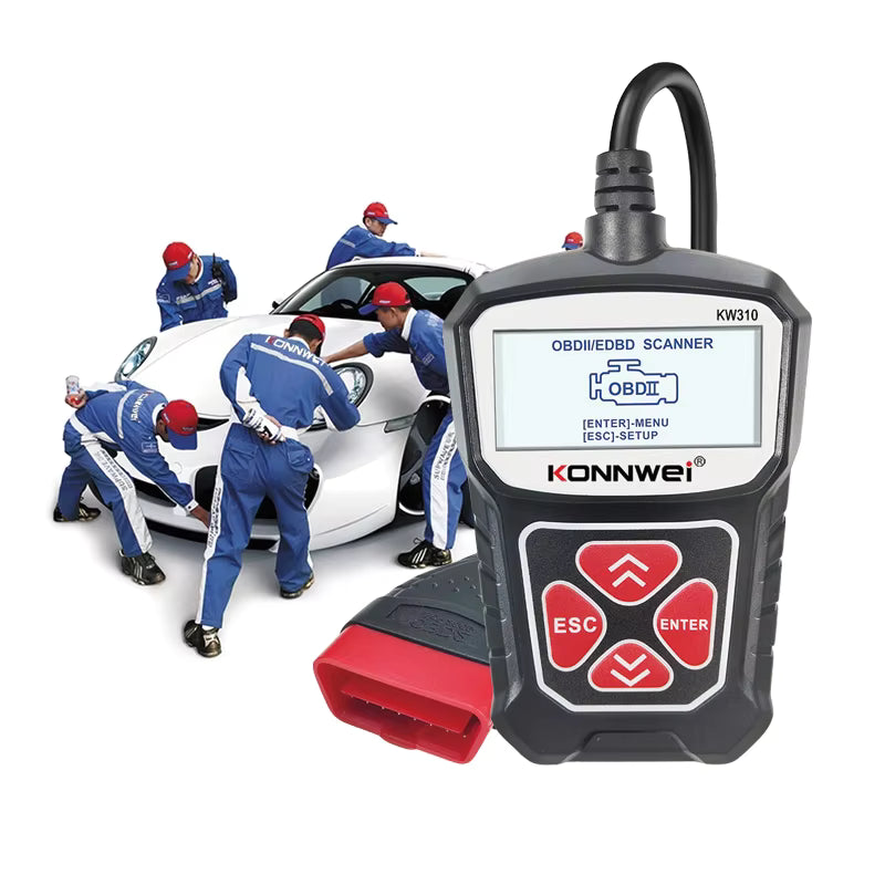 KONNWEI KW310 OBD2 Dijagnostički Skener – Profesionalno Čitanje i Brisanje Grešaka | Check Engine OFF