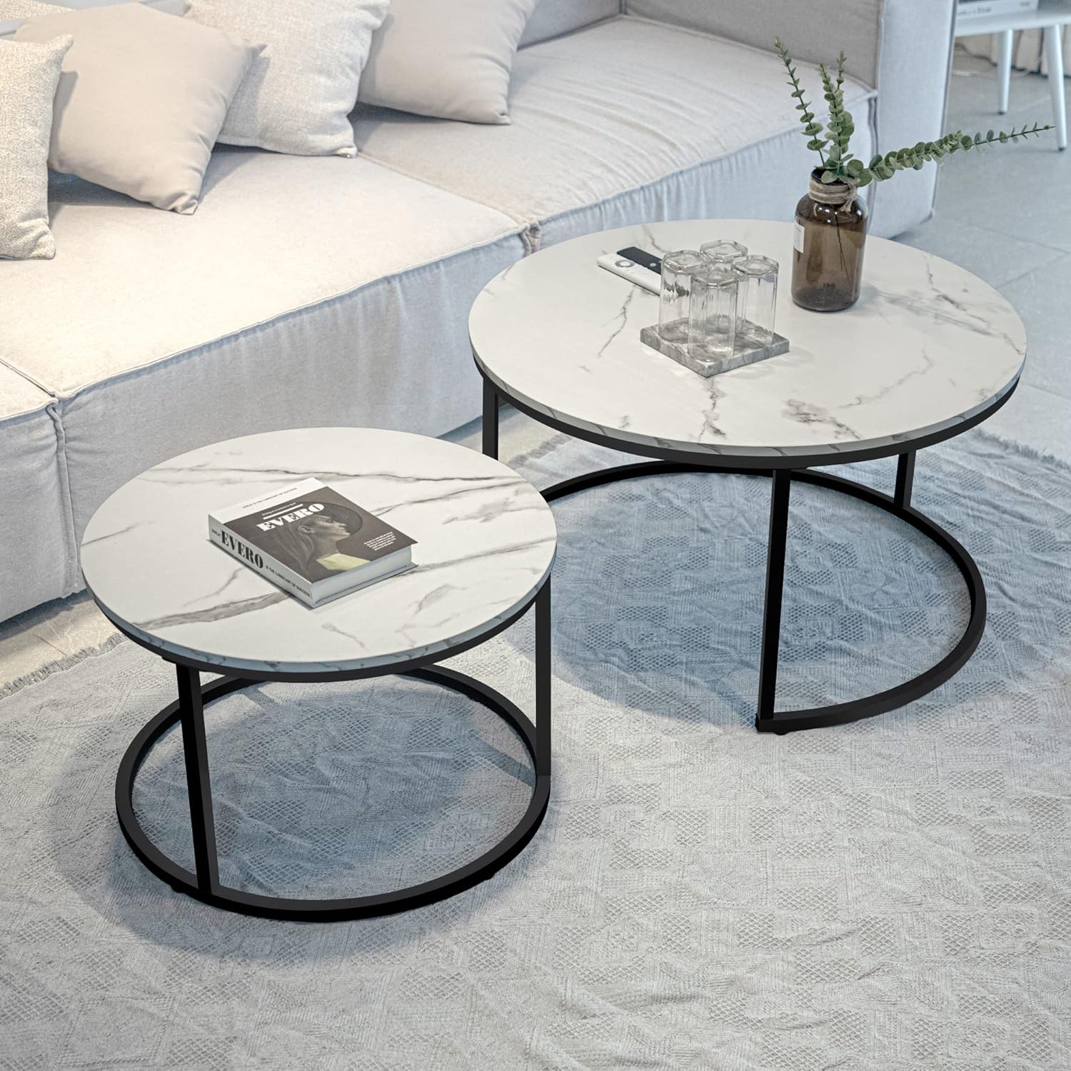 Klub sto beli set 1/2
