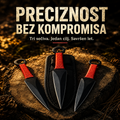 Kunai komplet noževa za bacanje (3 komada) sa futrolom