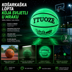Košarkaška Lopta koja Svetli u Mraku – Svetleća Lopta za Košarku za Decu i Odrasle