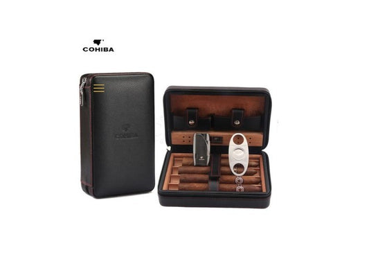 COHIBA Humidor SET Brener upaljac i sekac noz za tompuse