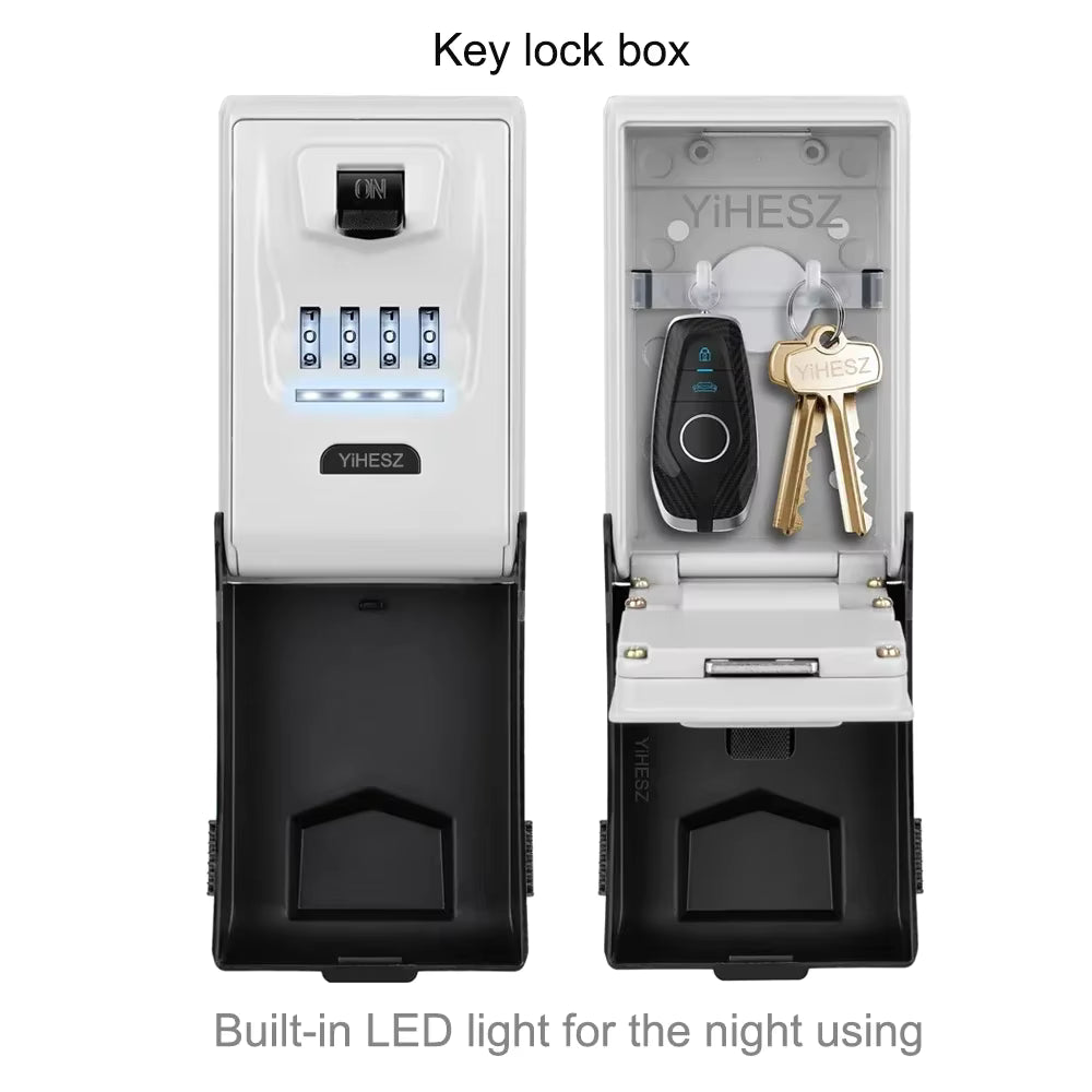 LED KeySafe Box – Sigurnosni Šef za Ključeve sa LED Svetlom i Šifrom za Kuću, Apartman i Vikendicu
