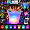 LED Kibla sa Bluetooth Zvučnikom – RGB Ambijentalno Osvetljenje i Muzika