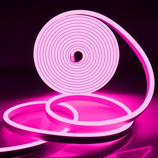 LED NEON flex traka - 10m 220v Pink