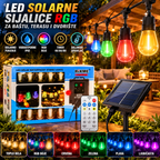 LED Solarne Sijalice RGB – Vodootporne Solarne Lampe za Baštu, Terasu i Dvorište