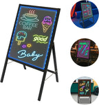 LED Svetleća Tabla za Pisanje 60x80 cm – RGB Reklamna Tabla sa Daljinskim Upravljanjem