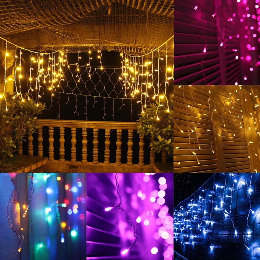 LED zavesa novogodisnja 9 metara Bela, RGB, Toplo Bela