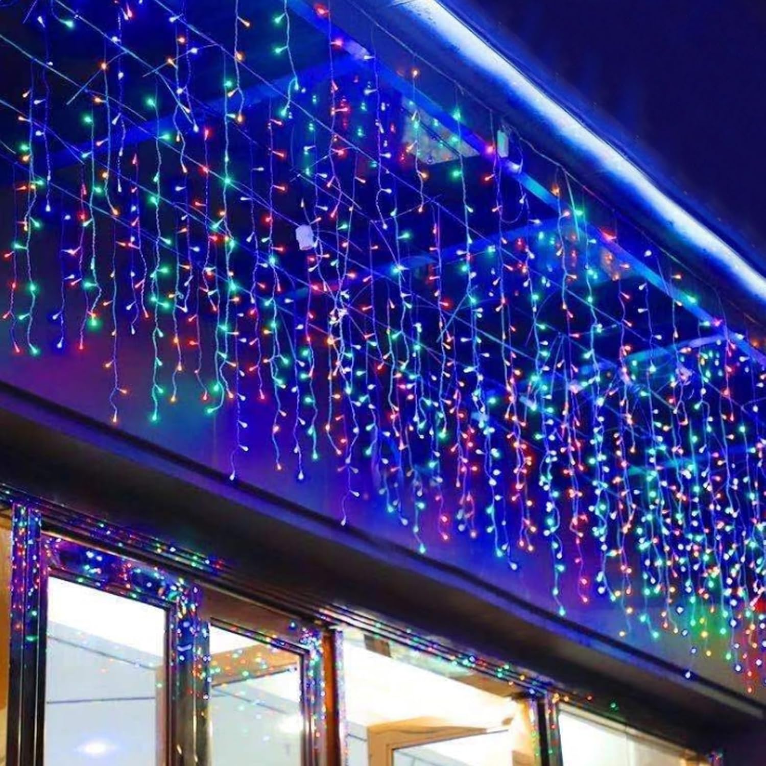 LED zavesa novogodisnja 9 metara RGB sarena