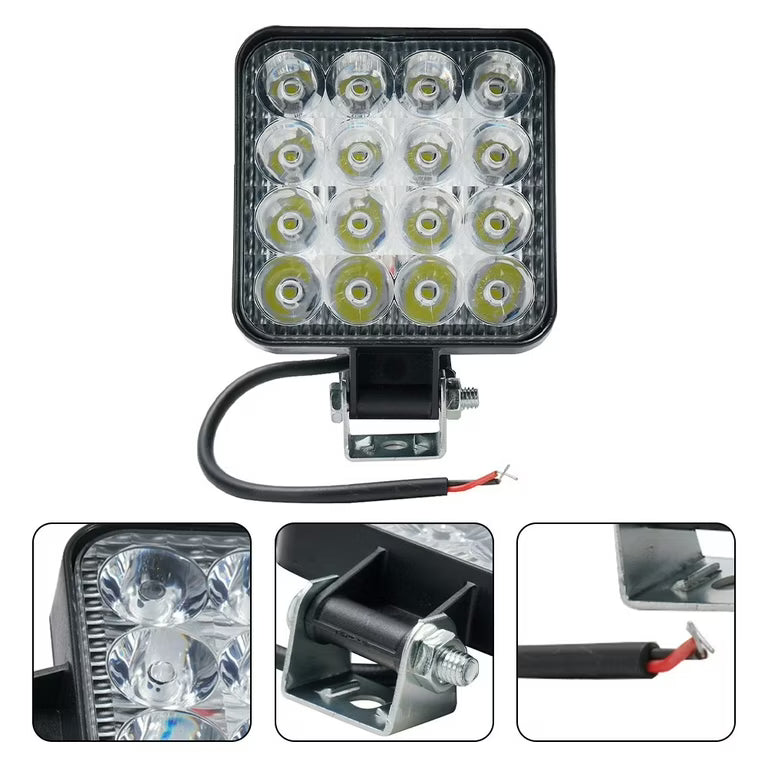 LED radni far 12V/24V – 16 LED dioda, snažno spot osvetljenje