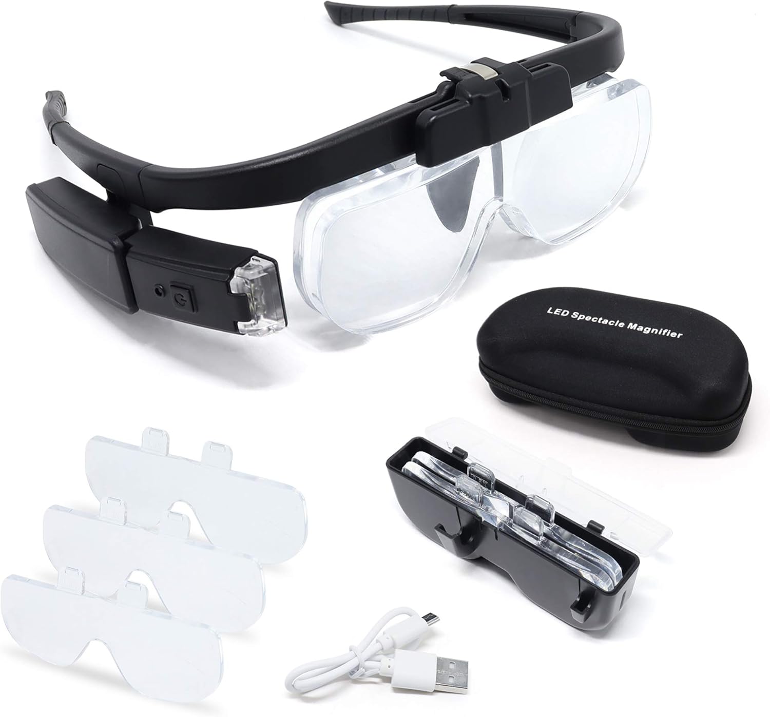 Led Lupa naocare sa 3 Izmenjiva Sočiva