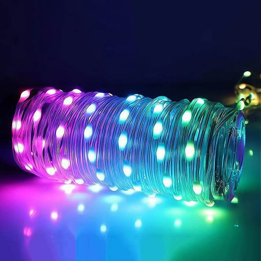 Led RGB novogodisnje lampice 20M