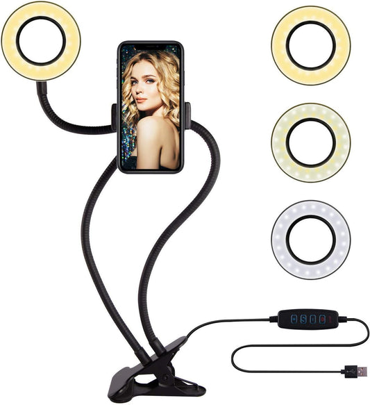 Led Ring sa Štipaljkom i drzacem za telefon