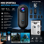 Mini Akciona Kamera 1080P sa WiFi – Sportska Kamera sa Širokougaonim 120° Objektivom, Magnetnim Nosačem i Vodootpornim Kućištem