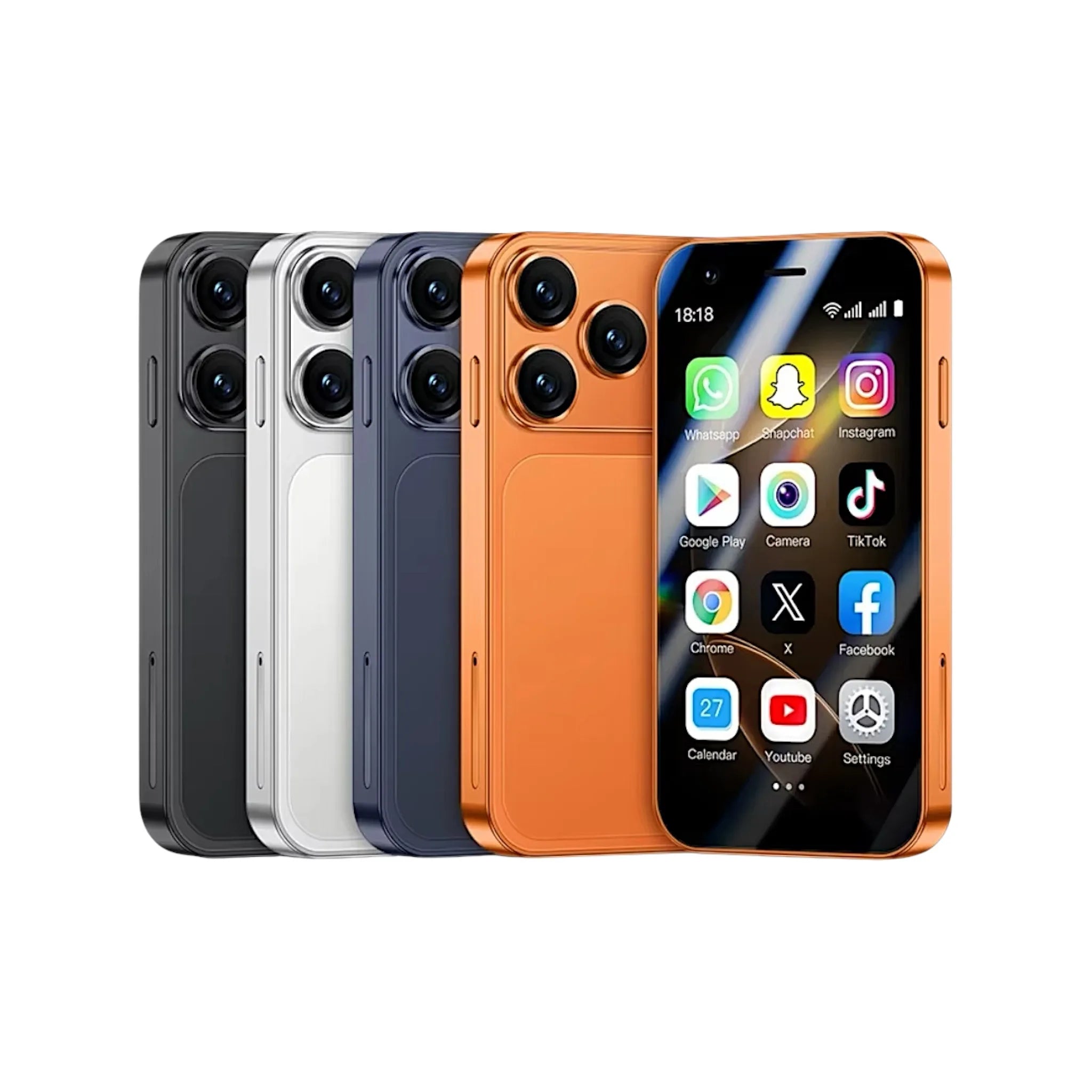 Mini iPhone 17 Pro Max 5G 4/64GB Android 14 – Ultra Kompaktan Smart Telefon sa Dual SIM, HD Kamerom i Premium Dizajnom