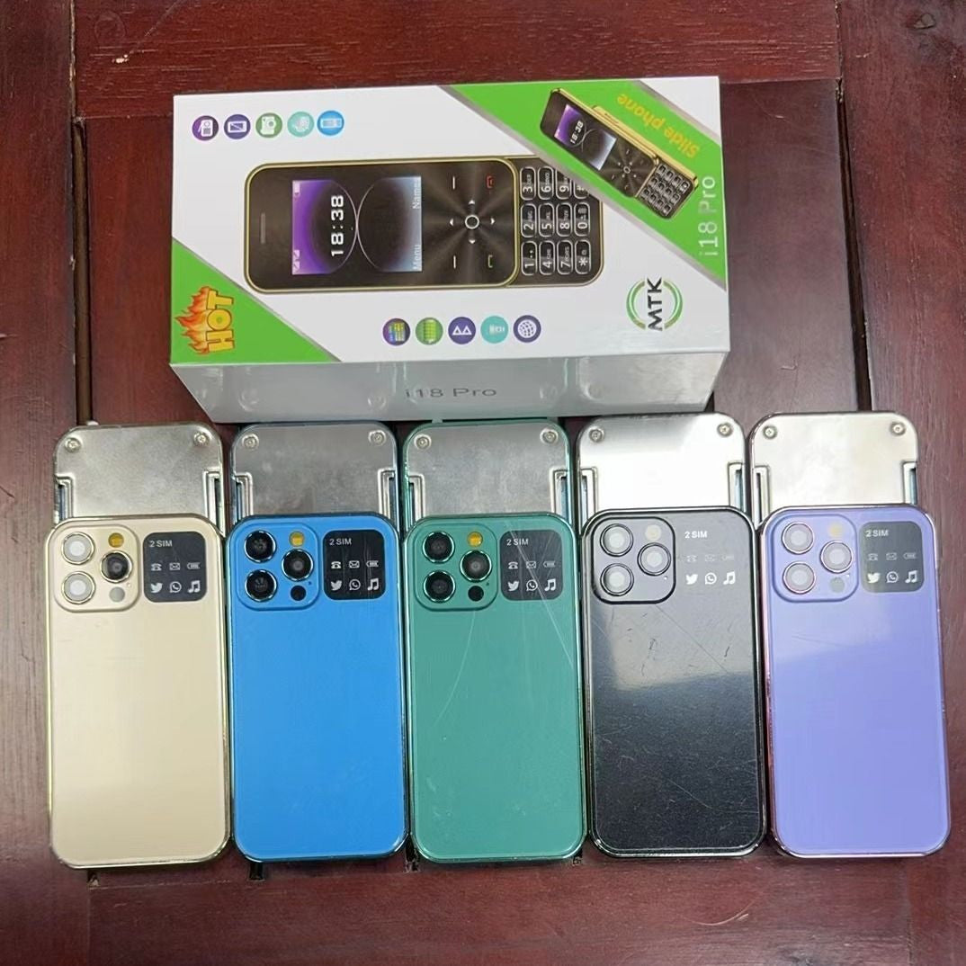 Mobilni telefon na slajd i18 Pro