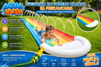 Naduvavajući Vodeni Tobogan sa Prskalicama 465 cm – Letnji Vodeni Slip and Slide za Decu i Odrasle | Dvorišni Vodeni Park