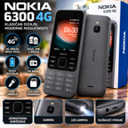 Nokia 6300 4G Dual SIM Mobilni Telefon – Tasteri, 4G Mreža i Kompaktan Dizajn