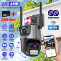 PTZ IP kamera 4K sa 2 sočiva 8x zoomom sirenom i microSD karticom 32GB