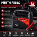 Pametni Punjač za Akumulator 12V 6A – Automatski Auto Punjač za AGM, GEL i Olovne Baterije