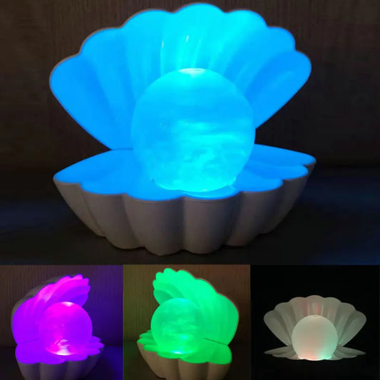 Led RGB lampa skoljka