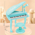 Piano set klavir sa mikrofonom i stolicom
