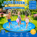Plitki bazen sa prskalicama za zabavno rashlađivanje