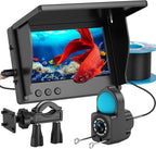 Podvodna ribolovačka kamera 1080P HD sa LCD ekranom 4.3 inča, infracrvenim noćnim vidom, IP68 vodootpornošću i kablom od 15 metara za pecanje.