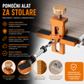 Pomoćni Alat za Stolare – Precizni Držač za Bušenje, Spajanje i Obradu Drveta