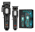 ofesionalni Frizerski Set VGR V-600 & VGR V-900 – Bežična Mašinica i Trimer za Kosu i Bradu