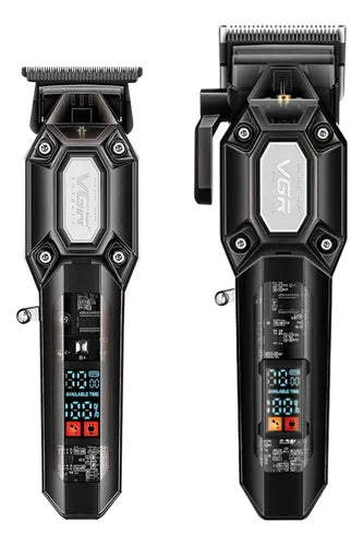 ofesionalni Frizerski Set VGR V-600 & VGR V-900 – Bežična Mašinica i Trimer za Kosu i Bradu