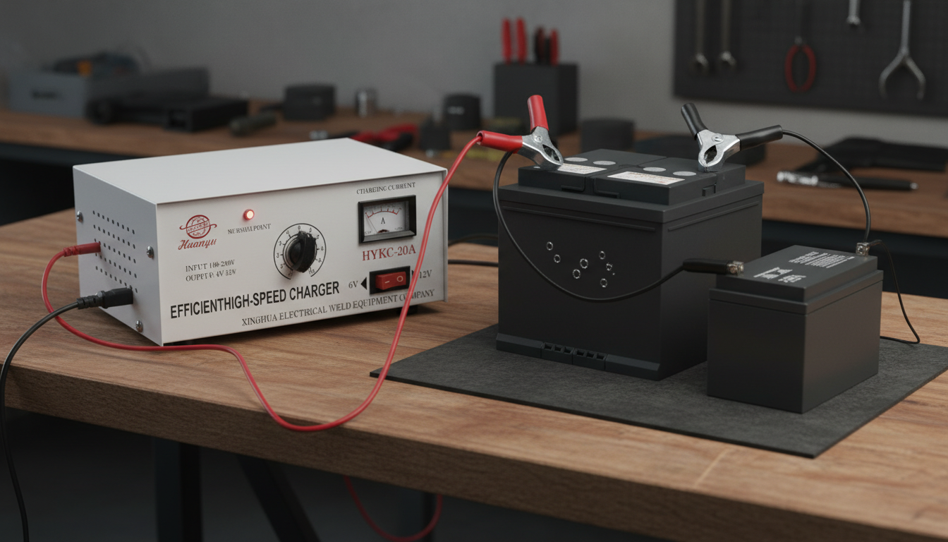 Punjač za Akumulator 6V/12V 20A – Univerzalni Auto Punjač sa Ampermetrom