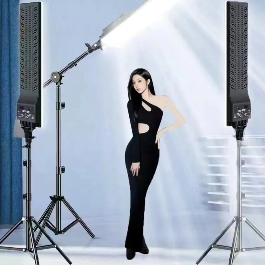 RL-100 Profesionalno LED Studio Svetlo sa Stativom i Daljinskim – TikTok, YouTube, Streaming, Fotografija i Makeup Rasveta