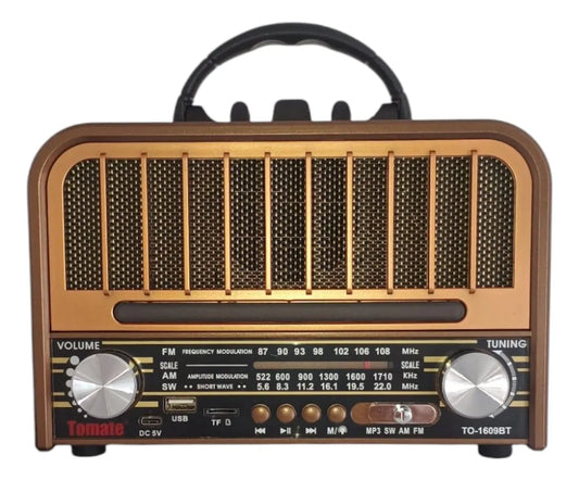 Retro Bluetooth Radio sa LED osvetljenjem