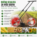 Ručna Sejalica za Kukuruz, Soju i Kikiriki – Precizna Mašina za Setvu sa Podesivom Dubinom