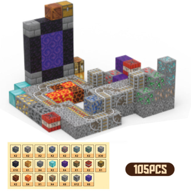 Minecraft magnetne kocke 106 delova