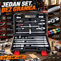 Set Adaptera za Gedore 1/4", 3/8" i 1/2" – Profesionalni Set Alata sa Produžecima i Univerzalnim Zglobovima