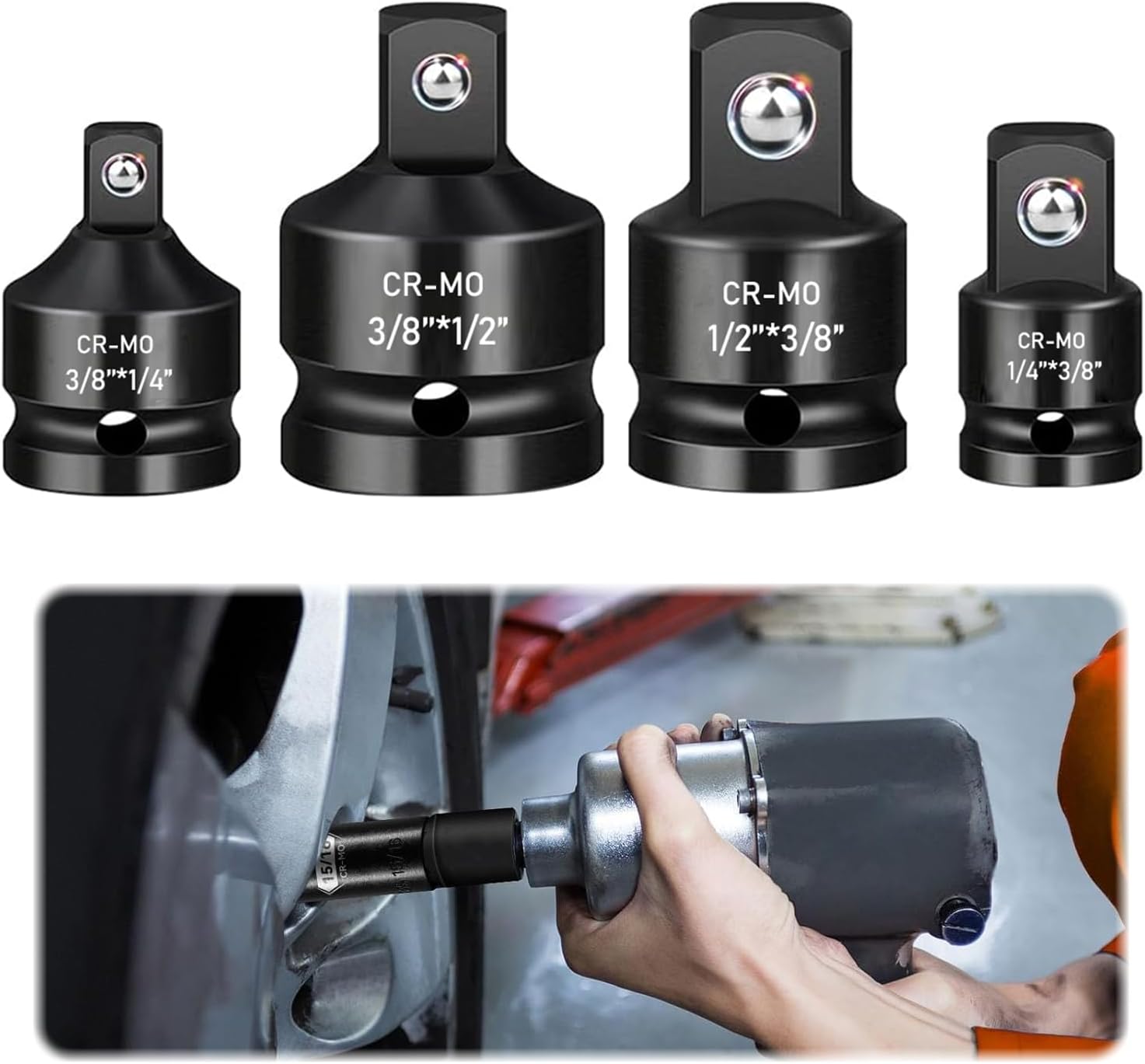 Set adaptera za gedoru 5 kom – CR-MO udarni adapteri