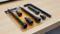 Set produžetaka za gedoru 1/2" – 6 delova CR-MO Udarni nastavci + kardanski zglob