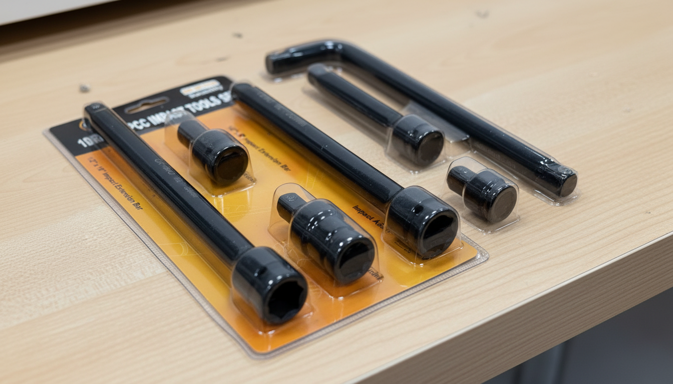 Set produžetaka za gedoru 1/2" – 6 delova CR-MO Udarni nastavci + kardanski zglob