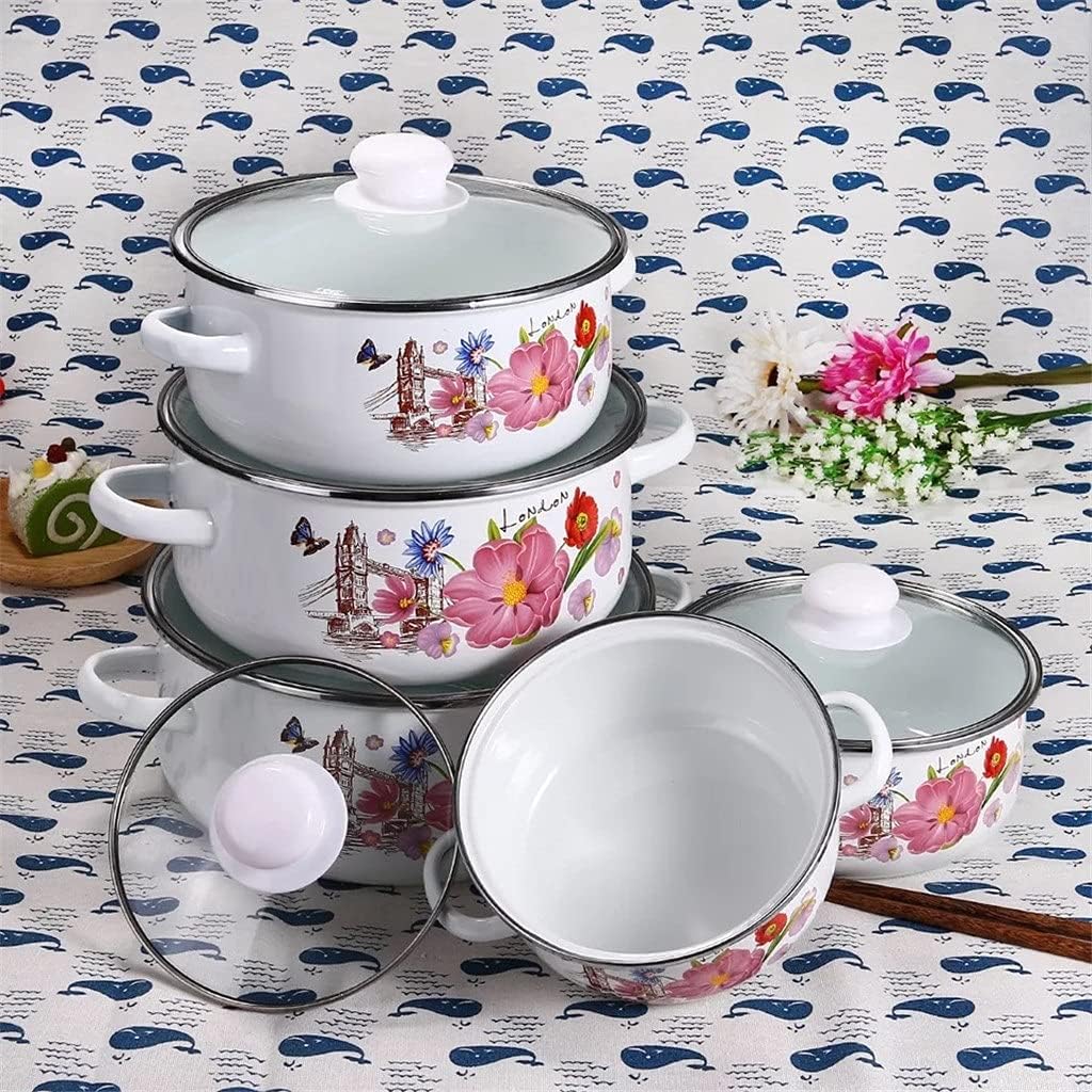 Set serpi od emajla 5 komada