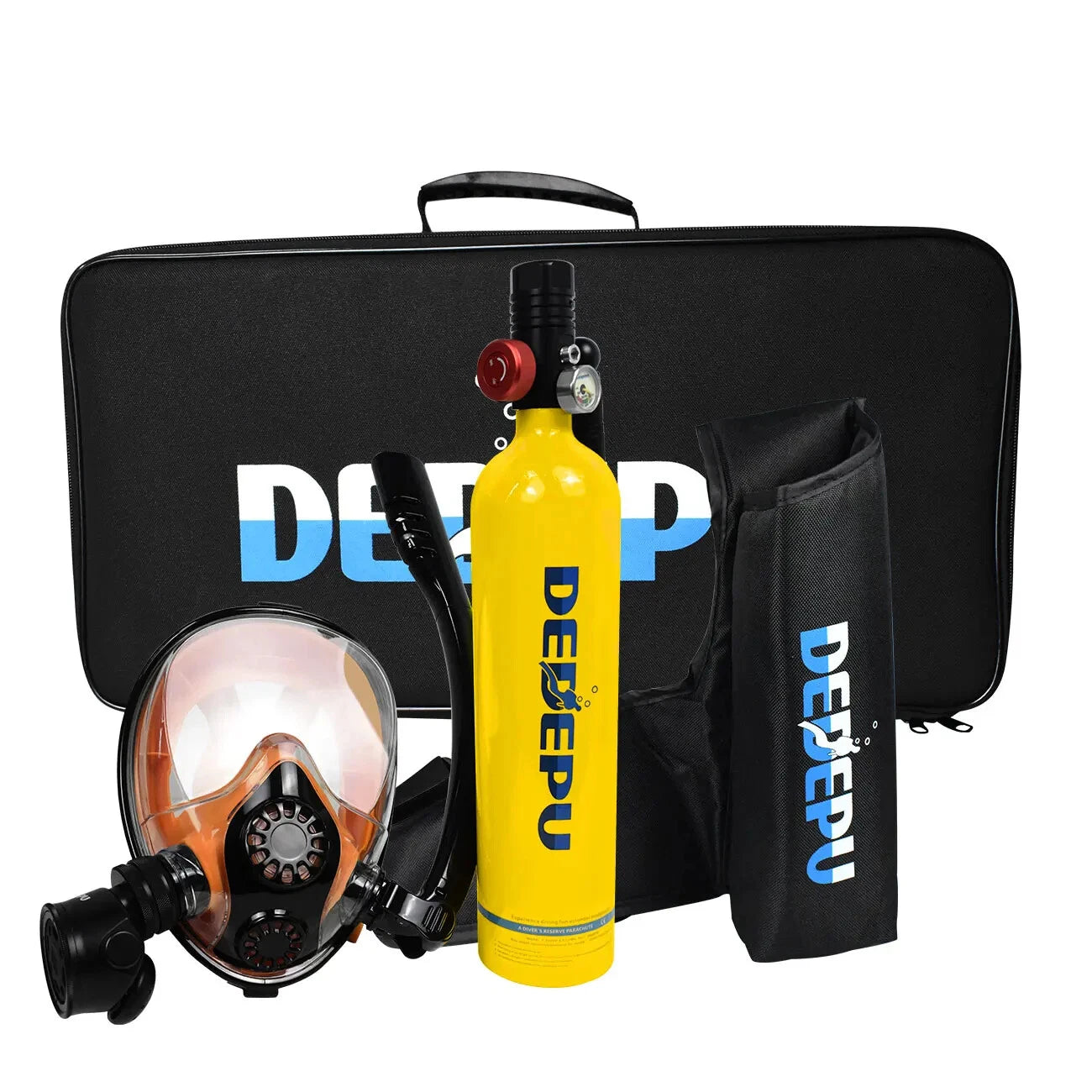 Set za ronjenje sa bocom 0.5L, maskom i pumpom