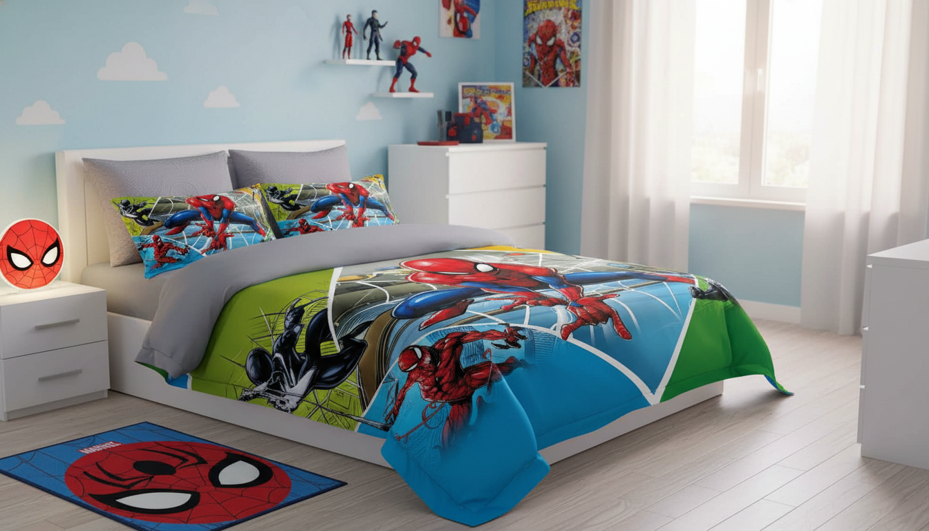 Spider-Man Dečija 5D Posteljina – Mekana i Udobna Posteljina za Decu