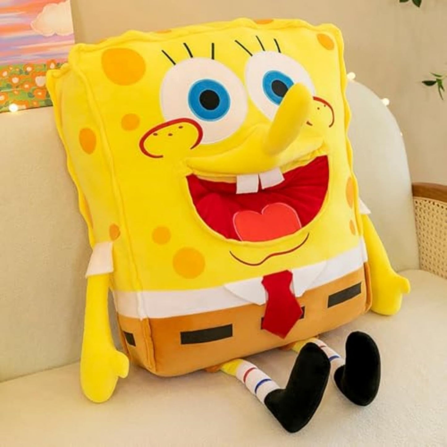 Sunđer Bob plišana igračka jastuk od 60 cm