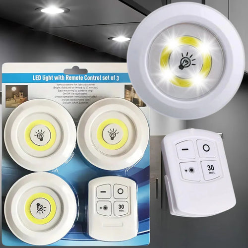 3u1 LED Svetla sa Daljinskim – 3+3 GRATIS Bežično Osvetljenje za Dom