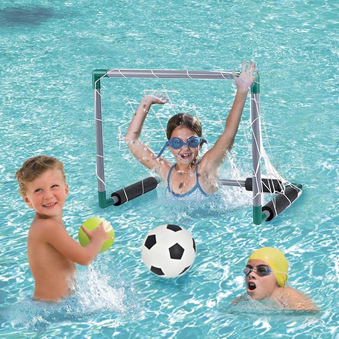 Vaterpolo set za vodu sa loptom – igra za decu i odrasle Bazenski sport set 
